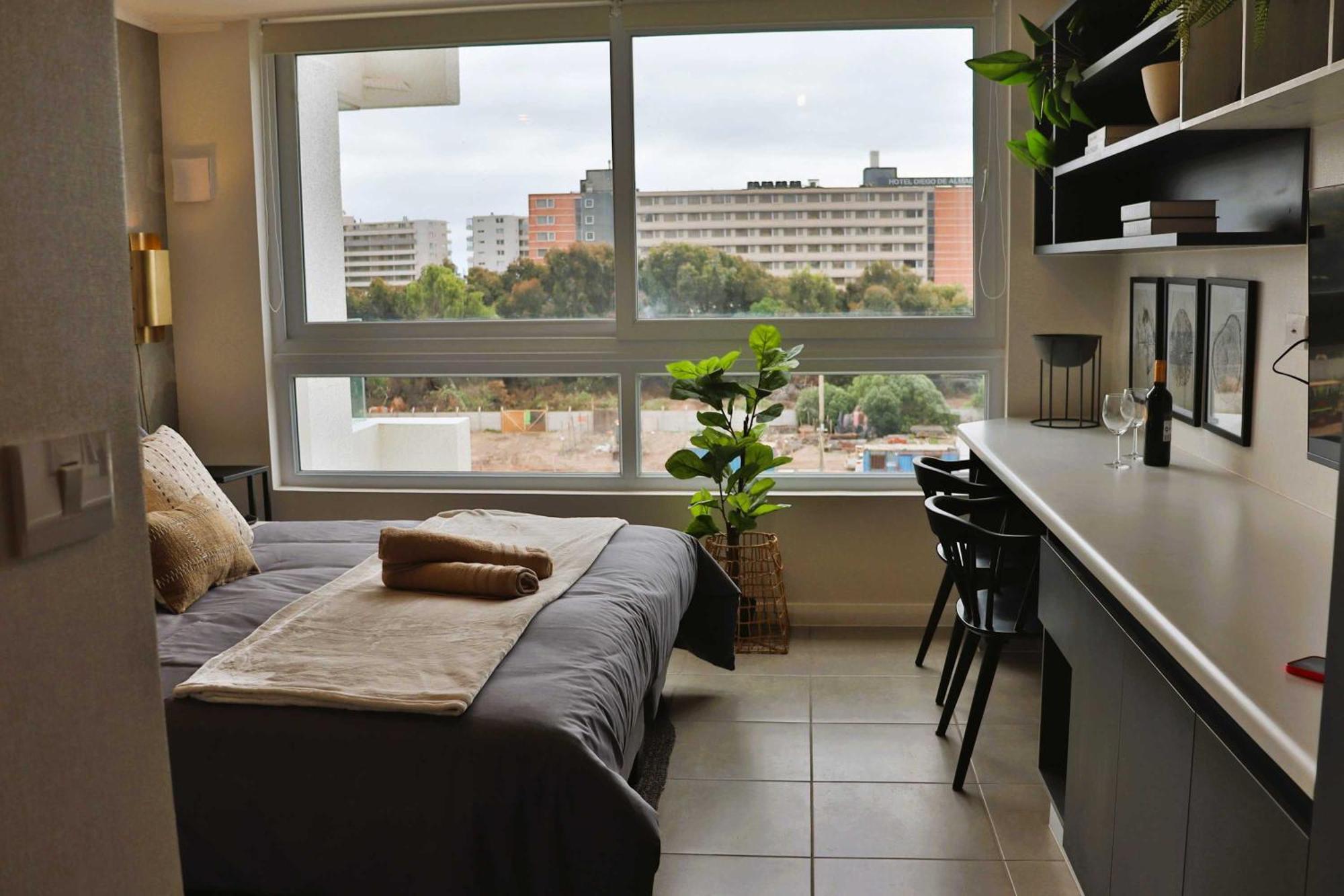 Hom I Encantador Estudio En Con Piscina 705 * La Serena
